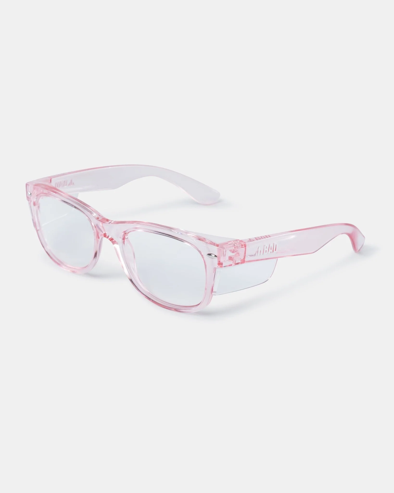 BAD LUCID⢠SAFETY GLASSES (PINK/CLEAR)