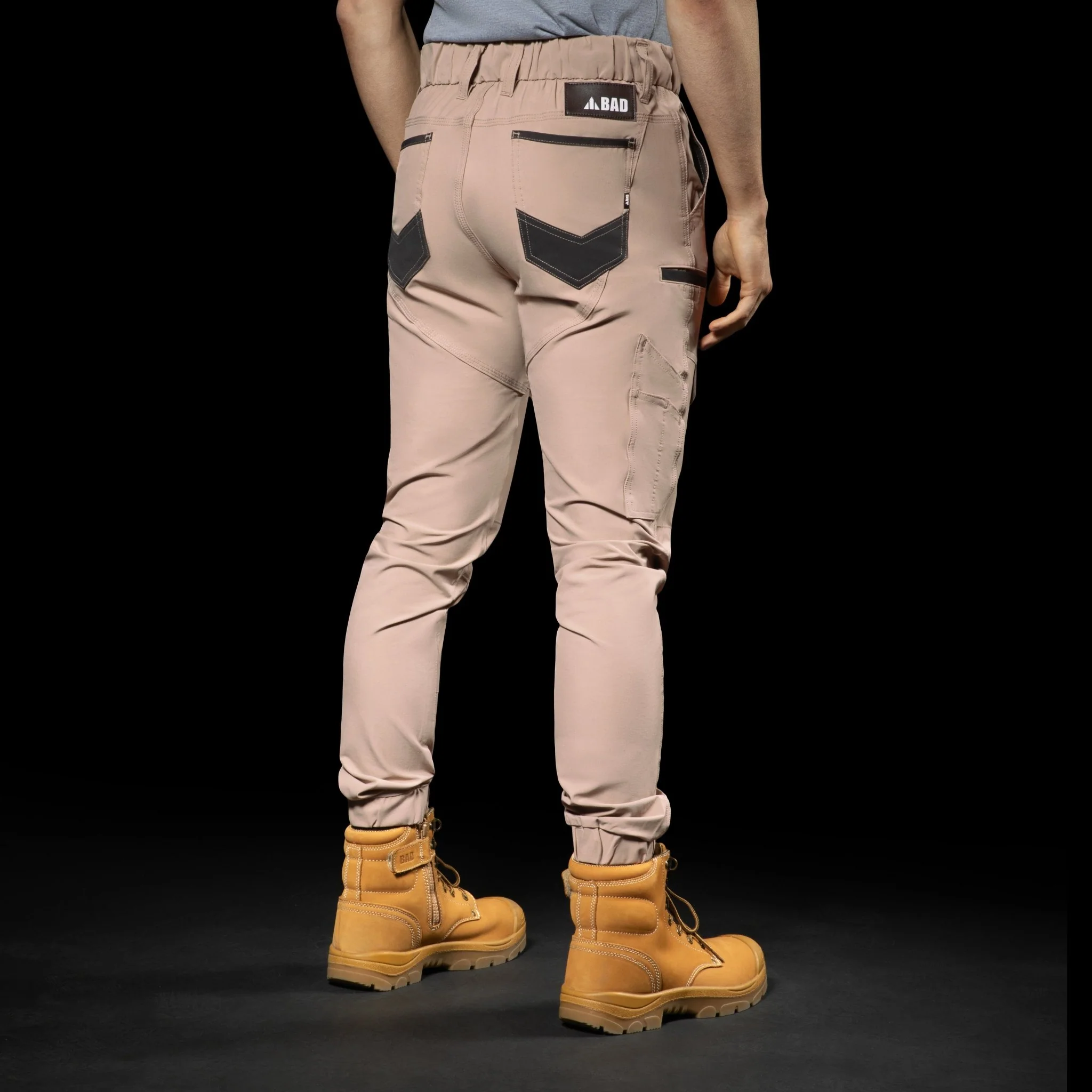 BAD SAVIOUR 2.0â„¢ WATERPROOF ELASTIC WAIST CUFFED WORK PANTS - Image 3