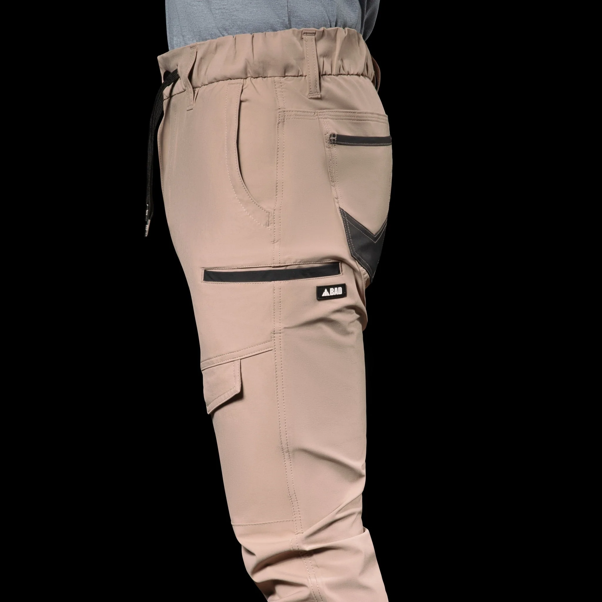 BAD SAVIOUR 2.0â„¢ WATERPROOF ELASTIC WAIST CUFFED WORK PANTS - Image 4