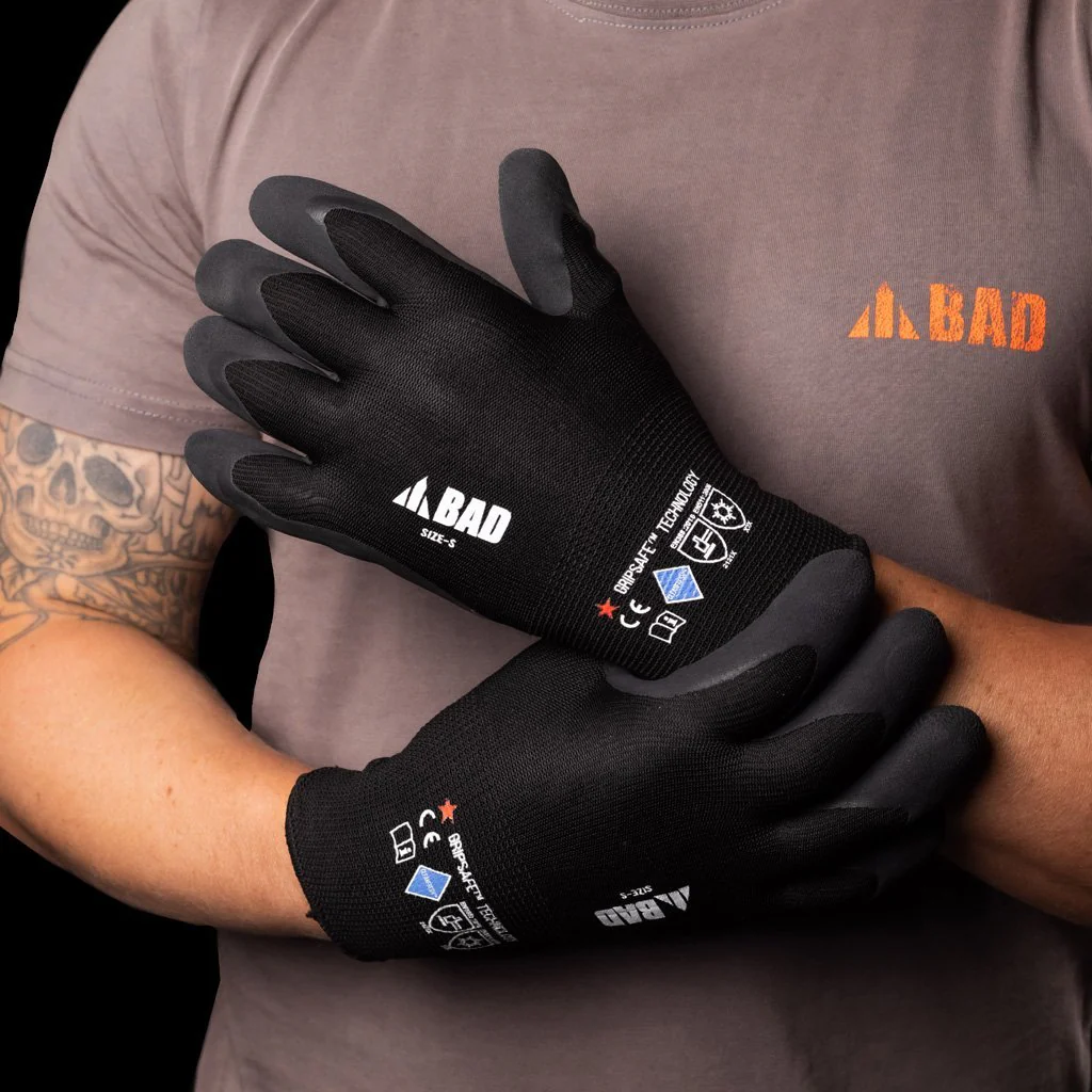 BAD STEALTHâ„¢ NITRILE GRIP-SAFE INSULATED WORK GLOVES - Image 2