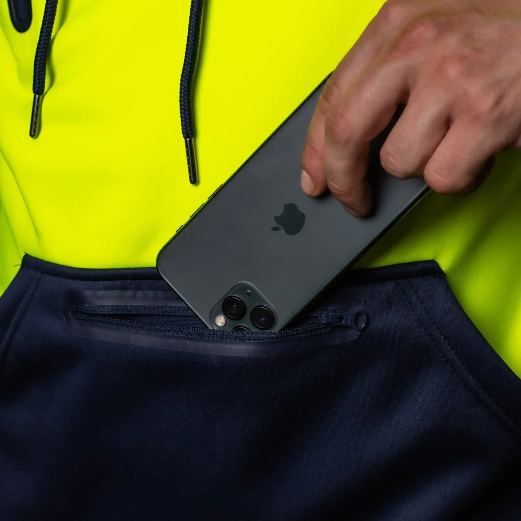 BAD WATERPROOF RAIN-DEFEND™ HI-VIS FLEECE HOODIE - Image 14