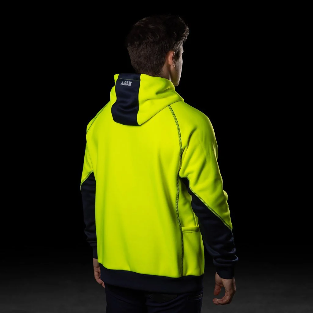 BAD WATERPROOF RAIN-DEFEND™ HI-VIS FLEECE HOODIE - Image 9