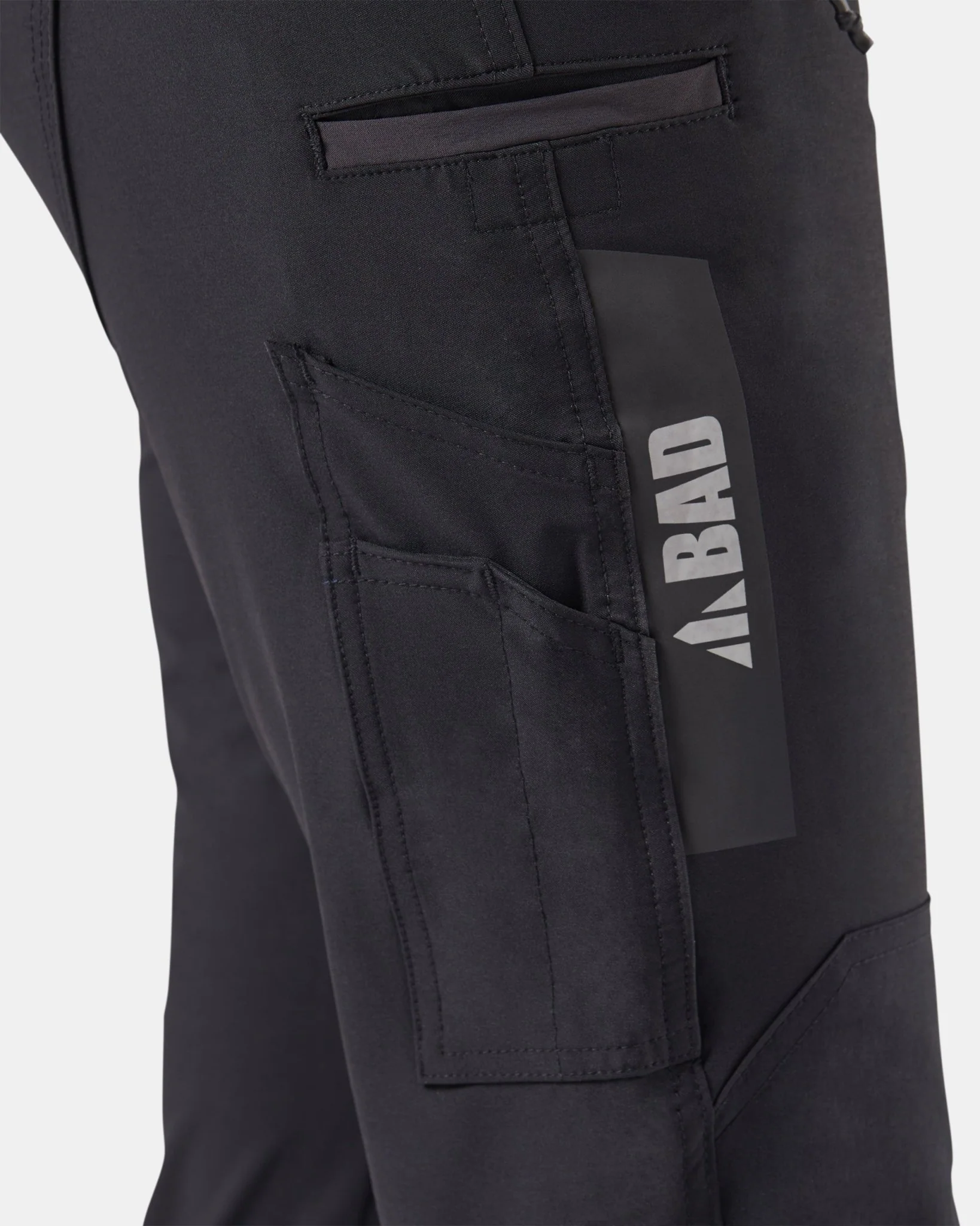 BAD WOMENS NEXTâ„¢ WATERPROOF ELASTIC WAIST CUFFED WORK PANTS - Image 4