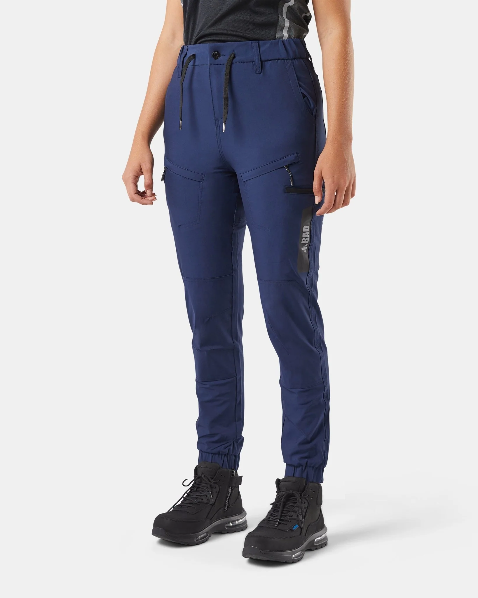 BAD WOMENS NEXTâ„¢ WATERPROOF ELASTIC WAIST CUFFED WORK PANTS - Image 9