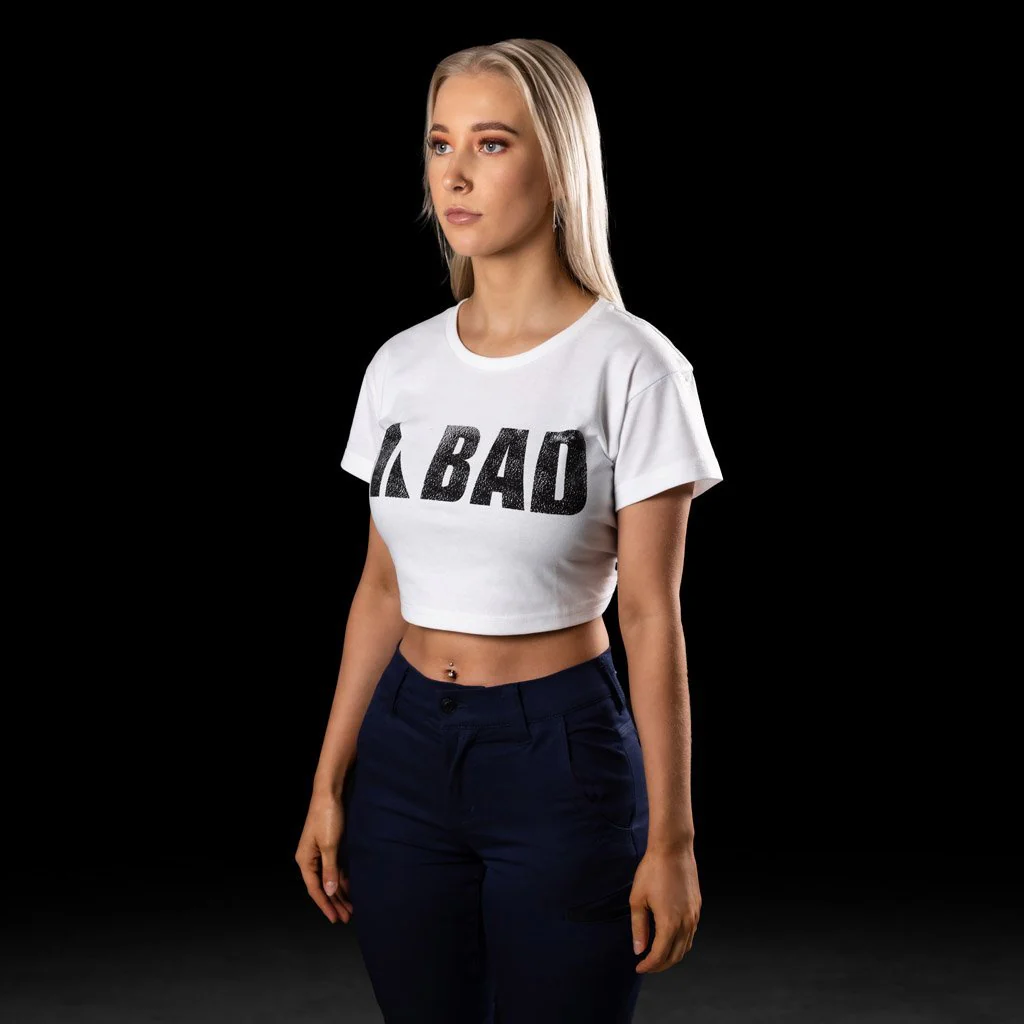 BADĀ® WOMEN'S TRADEMARK CROP S/S T-SHIRT - Image 2